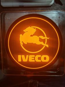 24V logo décorations de pare-brise plaque lumineuse logo illuminé - Product Image 3