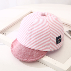Il più nuovo berretto da sole estivo per neonato berretto da bambino in cotone berretto a righe età 6-18 <span class=keywords><strong>M</strong></span> - Product Image 6