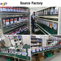 Etiquette électronique pour magasin de proximité longue durée de vie de la batterie 5V Etiquette d'étagère en plastique avec affichage d'animation pour centres commerciaux