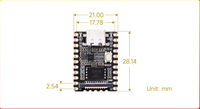 RV1103 Luckfox Pico Mini carte de développement Linux AI capacité de 128 Mo