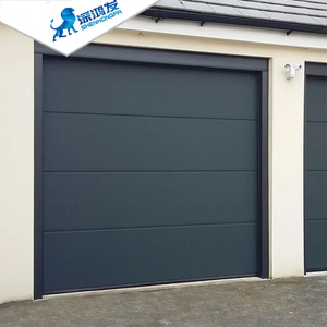 Porte de <span class=keywords><strong>garage</strong></span> professionnelle sans cadre en aluminium, verre réfléchissant de haute qualité, design postmoderne, étanche, automatique, à ouverture par le haut - Product Image 2