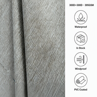 Tissu Oxford 300D 100% polyester imperméable et coupe-vent, enduit de PVC mat, poids moyen, pour usage extérieur