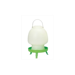 Bebedero para Aves de Corral Crown 119 de 7L, Plástico Verde y Blanco, Tipo Recto, Fabricado en Taiwán, 28.5x29cm, Manual - Product Image 6
