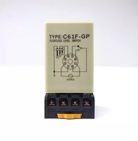 Commutateur de niveau flottant/relais C61F-GP avec prise 220VAC 110VAC,12VDC C61F-contrôleur de niveau d'eau GP/interrupteur automatique de pompe