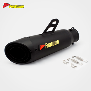 Tubo de escape RS para motocicleta para locomotora, sección trasera SC colgante alta, modelos compatibles <span class=keywords><strong>MT09</strong></span> R6 GSX Z900 NK XMAX <span class=keywords><strong>KTM</strong></span> - Product Image 5