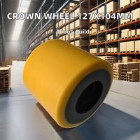 Roues de charge en polyuréthane PUR durables pour chariot élévateur RAYMOND, longue durée de vie, 127x93 mm / 5x3.62 pouces