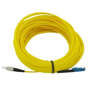 Kualitas tinggi kabel Patch Simplex LC/PC ke SC/PC G652D 2.0mm PVC 3M panjang kabel serat optik jumper