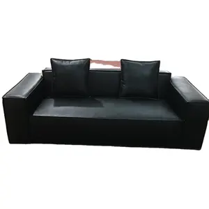 Modern ev eğlence Minimalist Chesterfield kanepe düşük kol kumaş PU deri oturma odası otel daire salon depo için