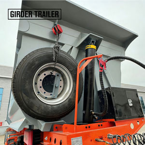 Semirremolque Volquete <span class=keywords><strong>de</strong></span> Servicio Pesado con Suspensión Neumática Tipo U <span class=keywords><strong>de</strong></span> 2-6 Ejes y 40-120 Toneladas, Precio <span class=keywords><strong>de</strong></span> Fábrica - Product Image 4