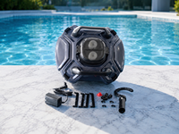 Robot Pembersih Kolam Renang Otomatis Tanpa Kabel Terbaru, Vacuum Cleaner Kolam Renang Dalam Tanah