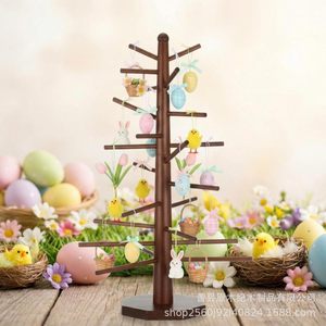 Estante Decorativo de Madera de Varias Capas con Forma de Árbol, Soporte de Exhibición para Pascua, Uso en Interiores, para Escritorio - Product Image 2