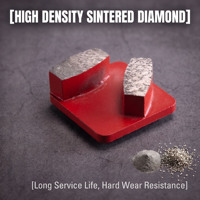 Segmentos de Diamante Redi Lock OEM de Fábrica para Pulido de Concreto, Segmentos Tipo Ataúd para Pisos de Concreto, Grano y Adhesivo Personalizables Disponibles