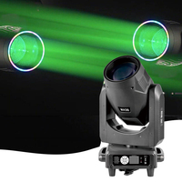 Projecteur à tête mobile 400W, double prisme Sharpy, faisceau vert bleu, DMX, équipement d'éclairage de scène pour DJ et clubs