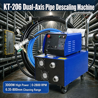 KT-206 Nouvelle Machine Électrique Portable de 3000W pour le Nettoyage de Tubes Échangeurs de Chaleur – Éliminateur de Saleté Dure Interne des Chaudières sans Endommager les Tuyaux