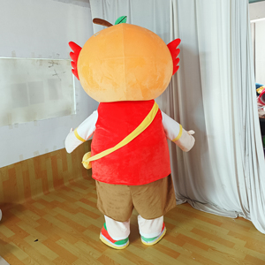 Costume de mascotte d'école d'étudiant en peluche de logo personnalisé adultes personnage de dessin animé Cosplay Costume de mascotte de fête d'<span class=keywords><strong>halloween</strong></span> pour la célébration - Product Image 4