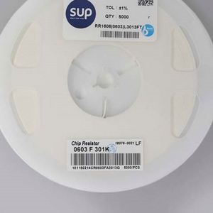Factory Direct RR1608 0603L3013FT 0603 1608 Resistors Chip Resistors SMD Resistors 301Kohm 1% 1/10W Thick <b>Film</b> Resistor - Product Image 1