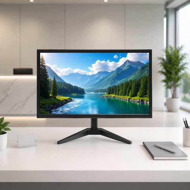 Factory Wholesale 18.5 19 20 22 Inch LCD Monitor 75Hz 1366x768 Business Home Office VESA Mount