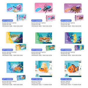 Jouets éducatifs en blocs d'animaux EPT, blocs en plastique, briques de construction pour enfants - Product Image 6