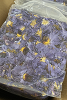 Fleurs de lotus bleues entières séchées, thé de fleurs de nénuphar sacré égyptien pour infusion de thé bien-être et encens, emballage cadeau