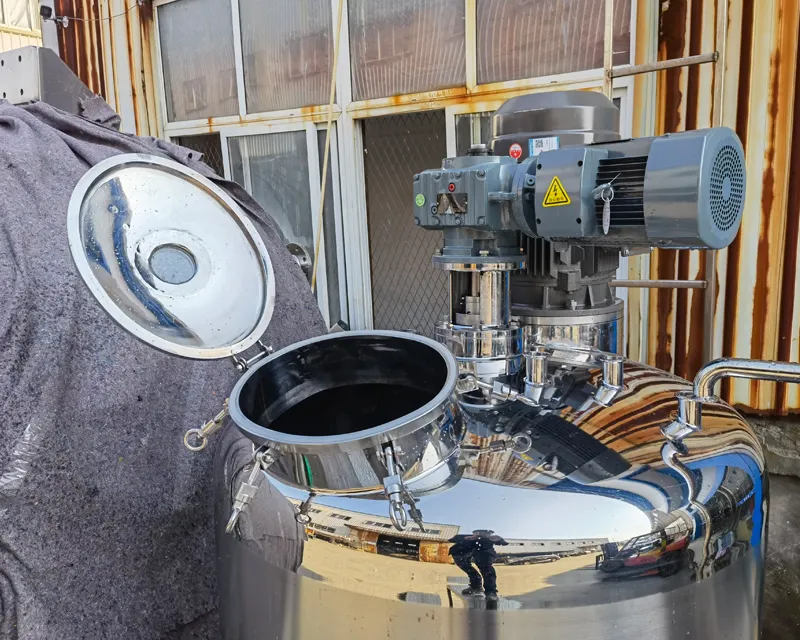 oil water emulsion high shear mixing emulsifying mixer (homogenizer)