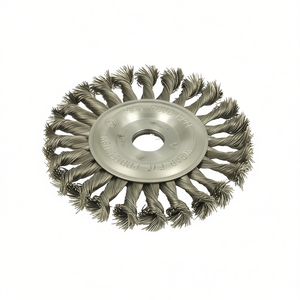 TTAKE Circular <b>Brush</b> With Twisted Knots Steel 22 Mm Abrasive For Metal Polishing - Product Image 2