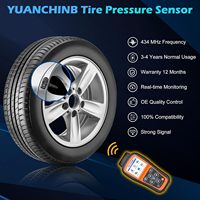 YUANCHINB F2GZ-1A189-A TPMS Pengganti Sensor Tekanan Ban 1 PC Ford F150 Edge Explorer Escape Lincoln MKT MKX 315MHz OLIVER