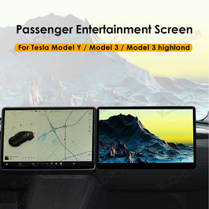 Pantalla de entretenimiento <span class=keywords><strong>para</strong></span> pasajeros VJOYCAR de 15,6 pulgadas <span class=keywords><strong>para</strong></span> Tesla Model 3 Y Highland compatible con Reproductor Multimedia Inalámbrico Carplay <span class=keywords><strong>para</strong></span> pasajeros - Product Image 2