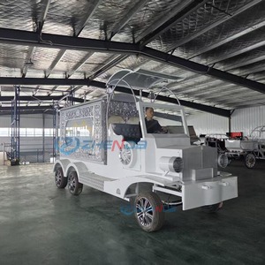 Zhenda Factory vend une voiture funéraire électrique argentée de conception récente, grande capacité, fabriquée au Henan, pour les cérémonies funéraires. - Product Image 6