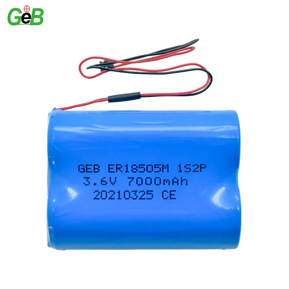 リチウム電池パックAサイズ3.6v 7000mah er18505 ER18505M