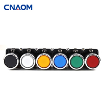 Vente en gros LA38 22mm verrouillage autobloquant interrupteur à bouton-poussoir 1NO 1NC interrupteurs à bouton-poussoir momentané