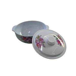 <span class=keywords><strong>ชาม</strong></span>เมลามีนเกรดอาหารที่มีด้ามจับและฝาปิด - Product Image 1