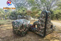 Nouvel équipement de paintball gonflable au design unique pour terrains de sport – Bunkers et armes incroyables