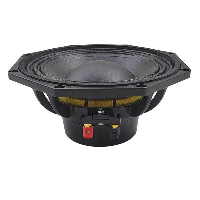 8 Inch 400W Max Neodymium Woofer KSL8MD, 2.5" VC Octagonal Cast Aluminum Mid Bass Speaker