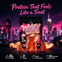 OEM Private Label Wei-eiwit Gummies Vegan Natuurlijke Aminozuren Sportvoeding Energie Supplement Creatine Wei-eiwit Gummies