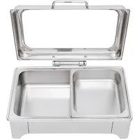 110V/60Hz Elektrische Chafing Dish Buffetset RVS 9L Professioneel Commercieel Europees Model Party Buffet Warmer Hotels