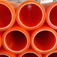 Conduit électrique MPP résistant à la corrosion, enterré, tracté, DN50-DN225mm, marque Hongdi, pour utilisation en construction, conduit de câbles