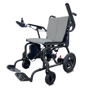 Silla de Ruedas Eléctrica Ligera de Fibra de Carbono KSM-507 con Motor sin Escobillas, Sillas de Ruedas de Rehabilitación para Viajes - Product Image 1