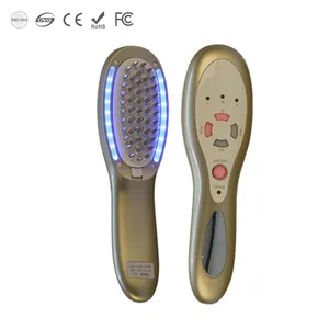 OEM welcome Electric hair growth comb with massage led color light treatment beauty machine for personal home use