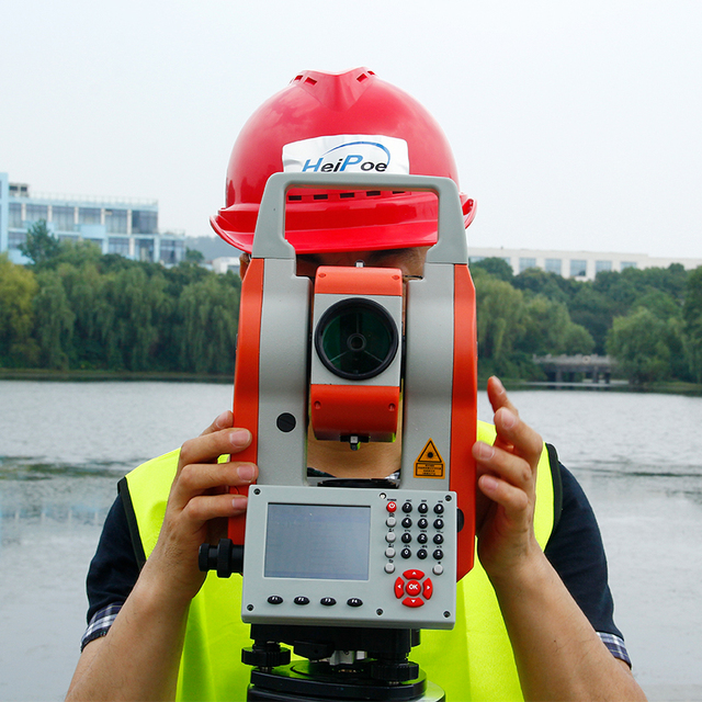 Factory Direct Windows CE 400m/600m Reflectorless Best Total Station for Sale HPG963R/ Ts09 Total Station Price