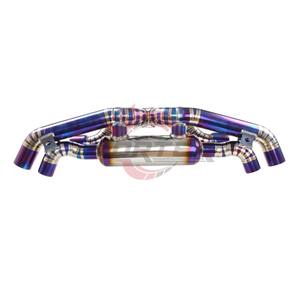 Sistema de Escape Catback Valvetronic de Titanio de Alto Rendimiento Vortex para Porsche 992 Carrera 992 Turbo S, Acabado Pulido Espejo Azul Quemado - Product Image 6