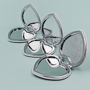 <b>Small</b> Foldable Pocket Cosmetic Mirrors Factory Wholesale Double-Sided Makeup Pocket Mirror Heart <b>Small</b> Foldable Makeup Mirror - Product Image 3