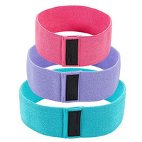 Nuevo conjunto de bandas de cadera de algodón antideslizante para yoga, bandas de ejercicio deportivo para gimnasio para entrenamiento de resistencia