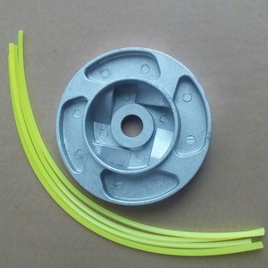 Tête de coupe en aluminium pour tondeuse à gazon et débroussailleuse, couleur grise - Product Image 2