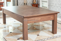 Mesas de Billar Multifuncionales de Lujo Personalizadas con Patas de Madera Maciza y Mesa de Comedor en Uno