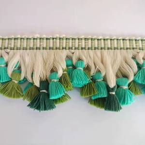 Franges à pampilles souples et fluides pour la décoration de vêtements et les projets créatifs de confection, avec des fils textiles élégants - Product Image 3