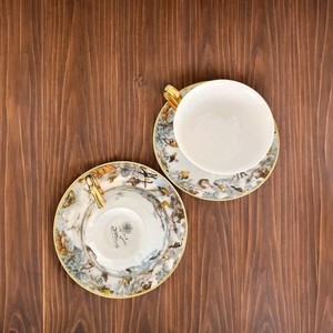 Wholesale Luxury Gold Porcelain Dinnerware <b>Sets</b> Bone China Cup Kit for Home Use - Product Image 5