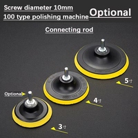 Plaquettes de support en plastique flexibles et haute performance pour tampons diamantés de marbre et granit de 4 pouces (100 mm) - Fabricant