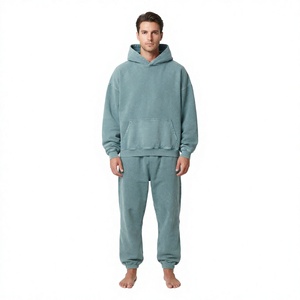 Sweat à capuche unisexe vintage décontracté à manches longues, brodé, respirant, imprimé, style rétro urbain, 100% coton molletonné, effet délavé à l'eau - Product Image 4