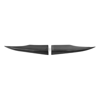 Séparateurs arrière en fibre de carbone véritable W204 Séparateurs pour Mercedes Benz Classe C W204 C63 4 portes 2008-2014 W204 Séparateurs