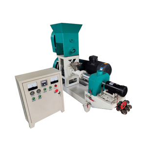 New Industry Automatic Cat Dog Pet Food Making Machine Small Dry Feed Extruder Floating Pellet 200kg/h Capacity 220V/380V - Product Image 1